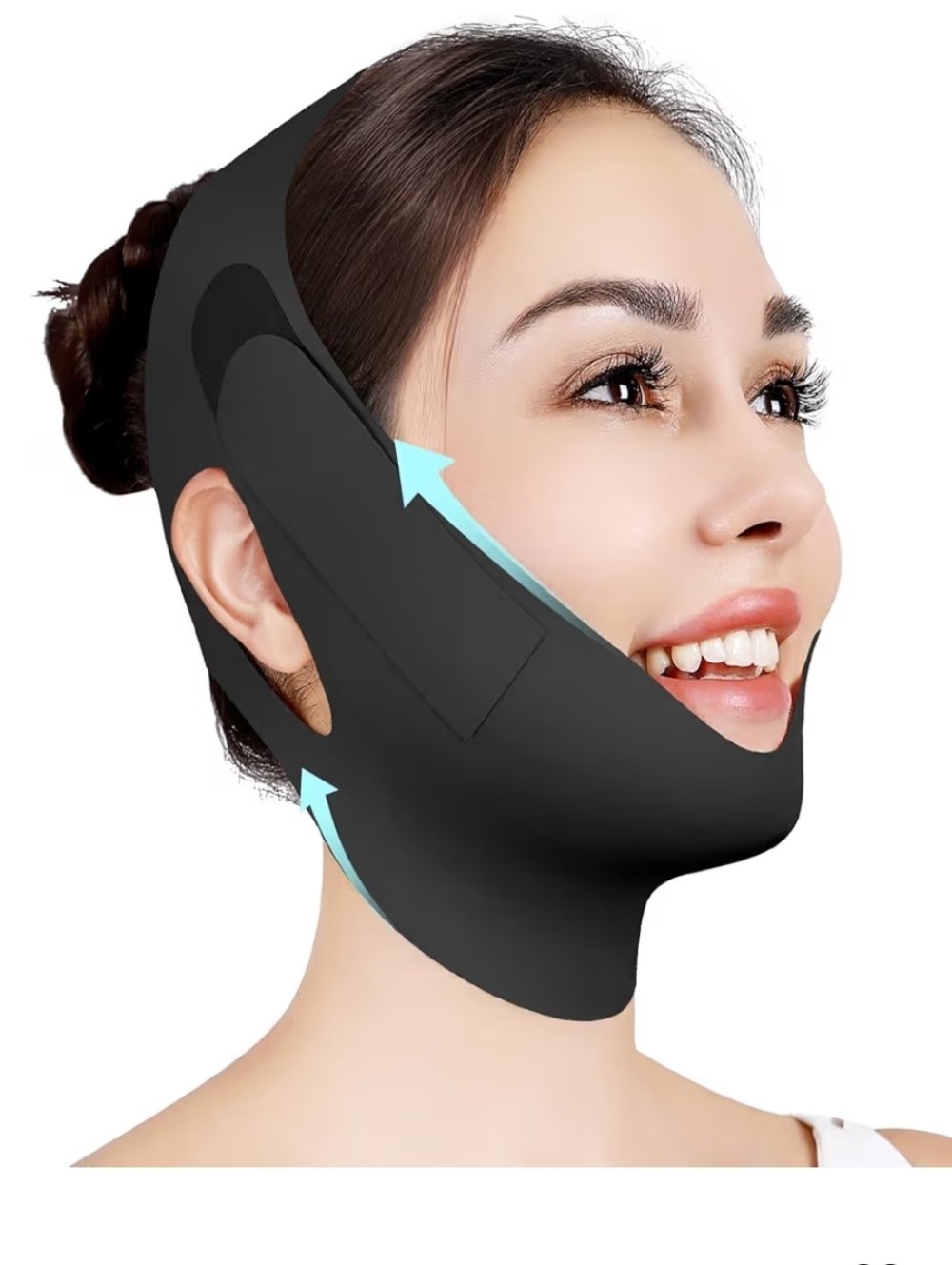 Black Chin Lift Face Slimming Strap